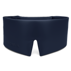 Navy blue sleep mask on a white background