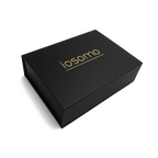 Black box with 'iosomo' branding on a white background
