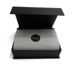 Black open box with a silver interior and 'cosmo' logo on a white background